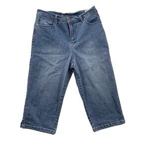 Gloria Vanderbilt Amanda Skimmer Size 8P Petite Capri Jeans
